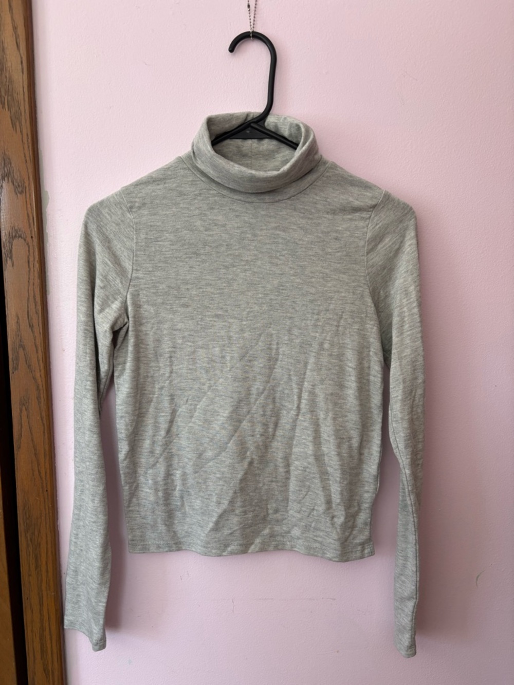 Cotton On Light Gray Turtleneck Top
